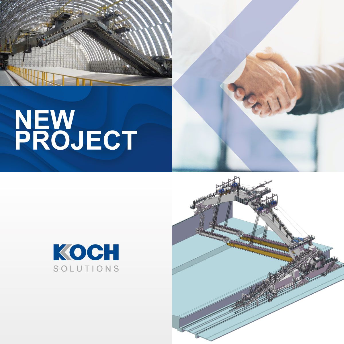 KOCH获全球最大门式堆取料机项目，助力阿联酋能源建设(图1)