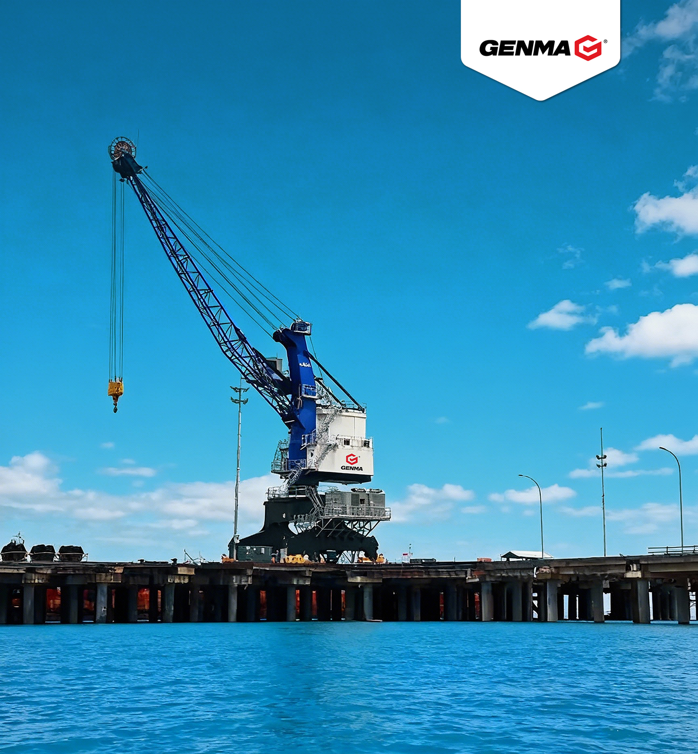 GENMA轨道式MHC在印尼完成调试交付(图2)